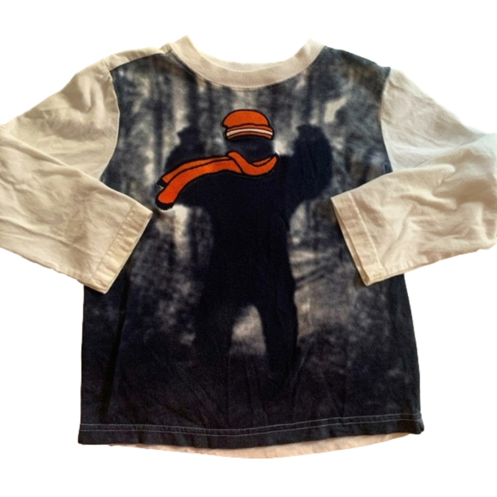 Crazy 8 Snowman Winter Long Sleeve Shirt Toddler Size 3T